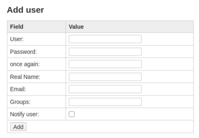 A dokuwiki "Add user" form